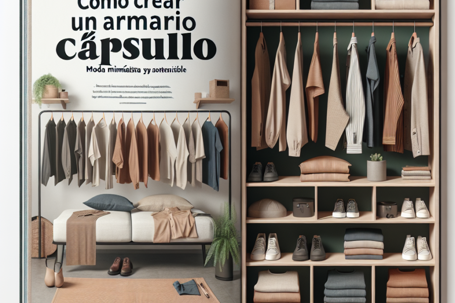 Cómo Crear un Armario Cápsula: Moda Minimalista y Sostenible