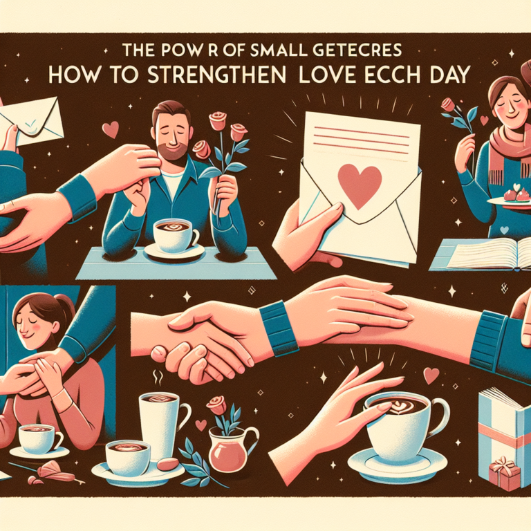 El Poder de los Pequeños Gestos: Cómo Fortalecer el Amor Cada Día
